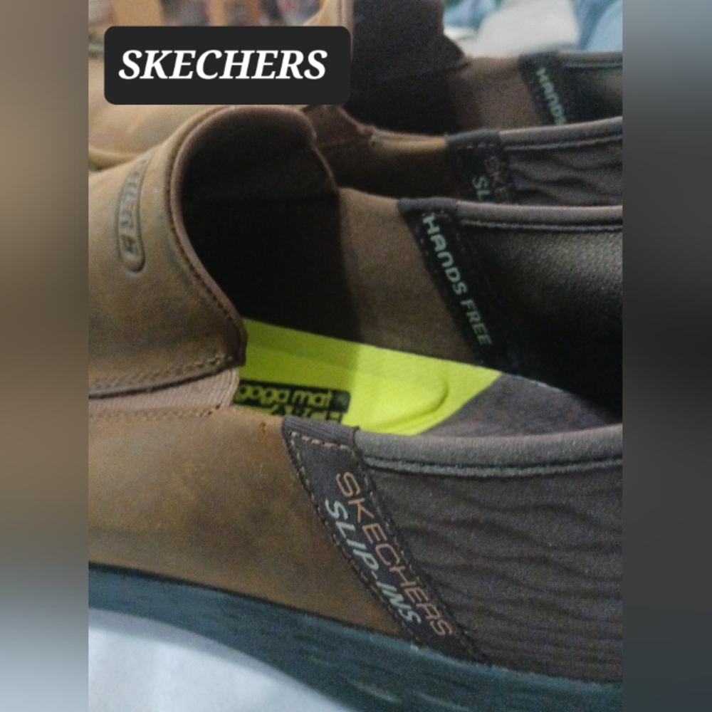 SKECHERS SLIP IN'S MEMORY FOAM SHOES MENS SIZE 12